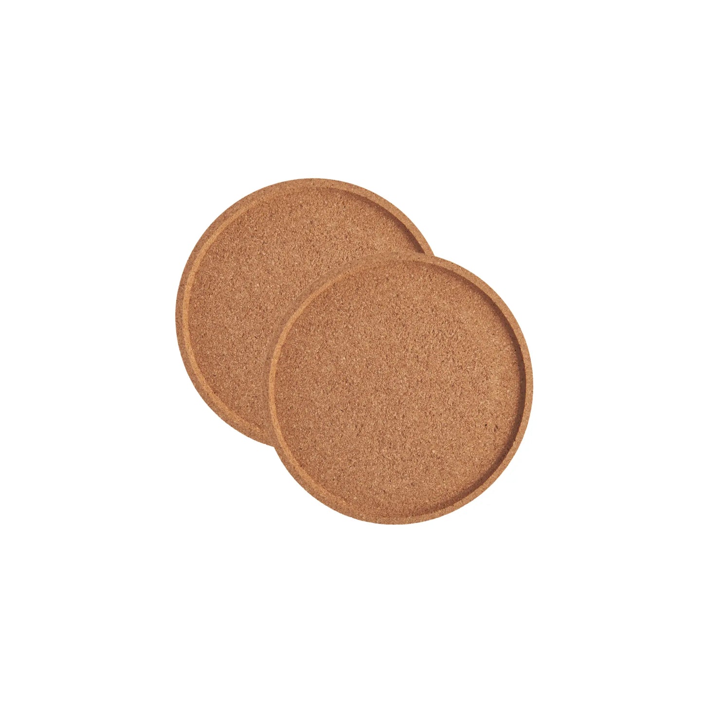 Kosta Boda, Viva Korkunderlägg 17,3 cm 2-pack, Brun-Silvra Home