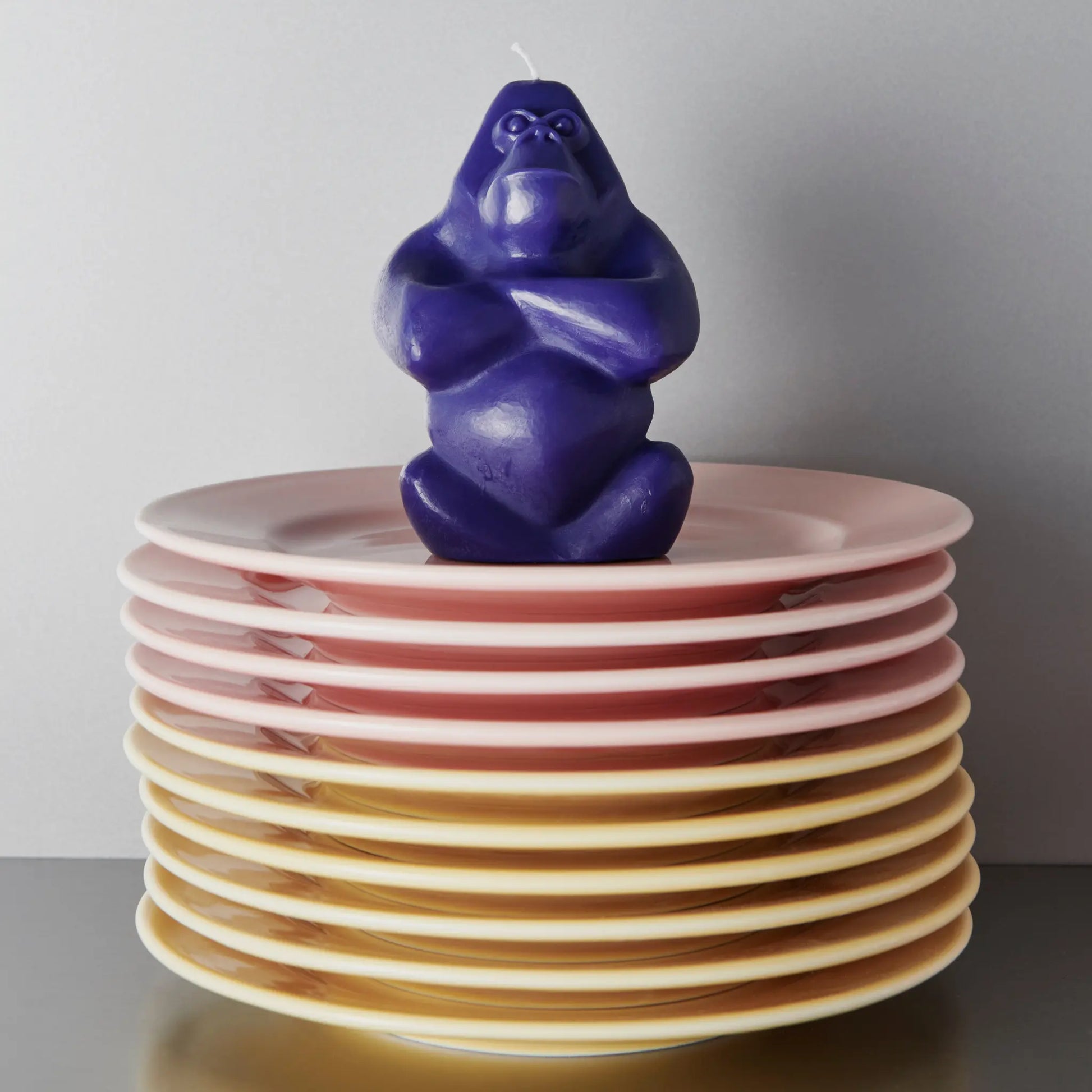 Kosta Boda, Gabba Gabba Ljus 11,5 cm, Blå-Silvra Home