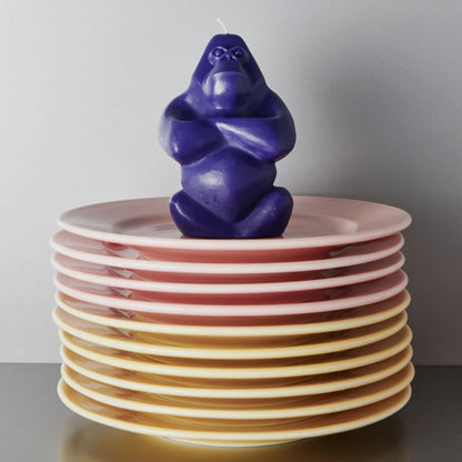 Kosta Boda, Gabba Gabba Ljus 11,5 cm, Blå-Silvra Home