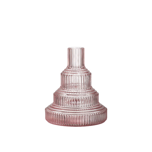 Kosta Boda, Pavilion Vas 13,4 cm, Ljusrosa-Silvra Home