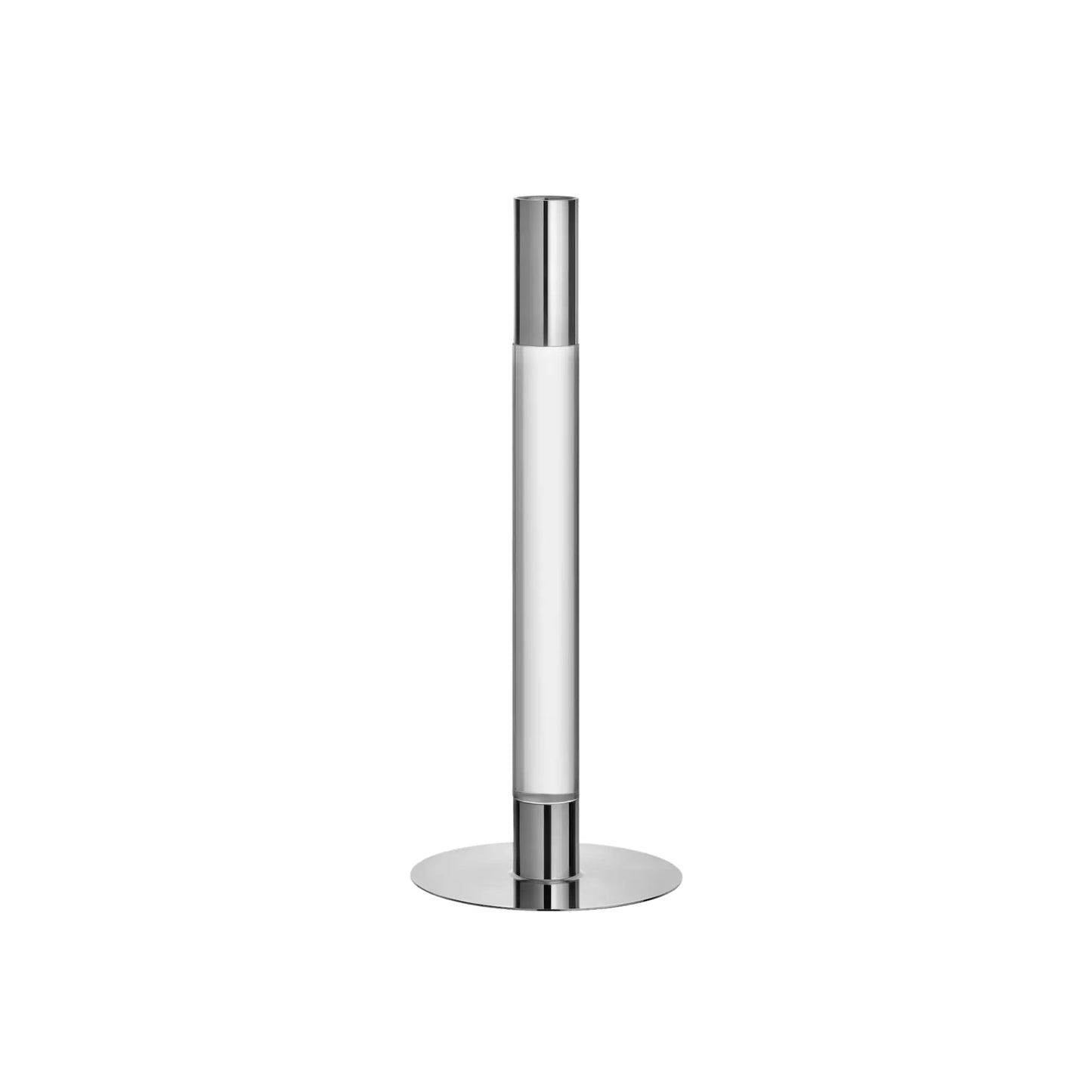 Orrefors, Lumiere Ljusstake 26,5 cm, Silver-Silvra Home