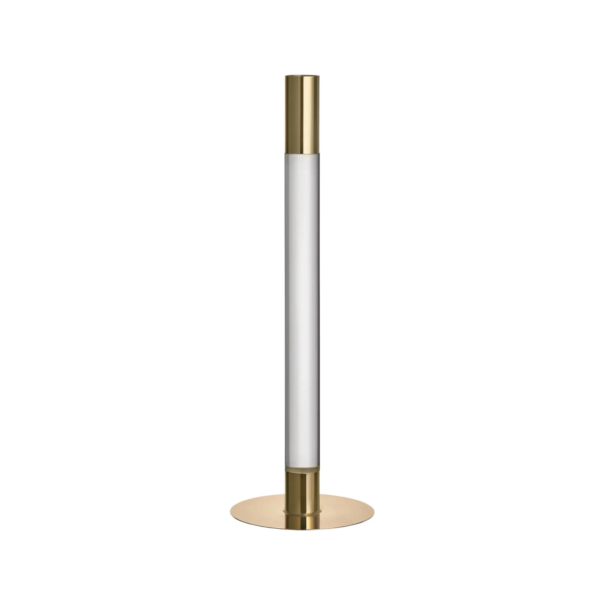 Orrefors, Lumiere Ljusstake 32 cm, Guld-Silvra Home