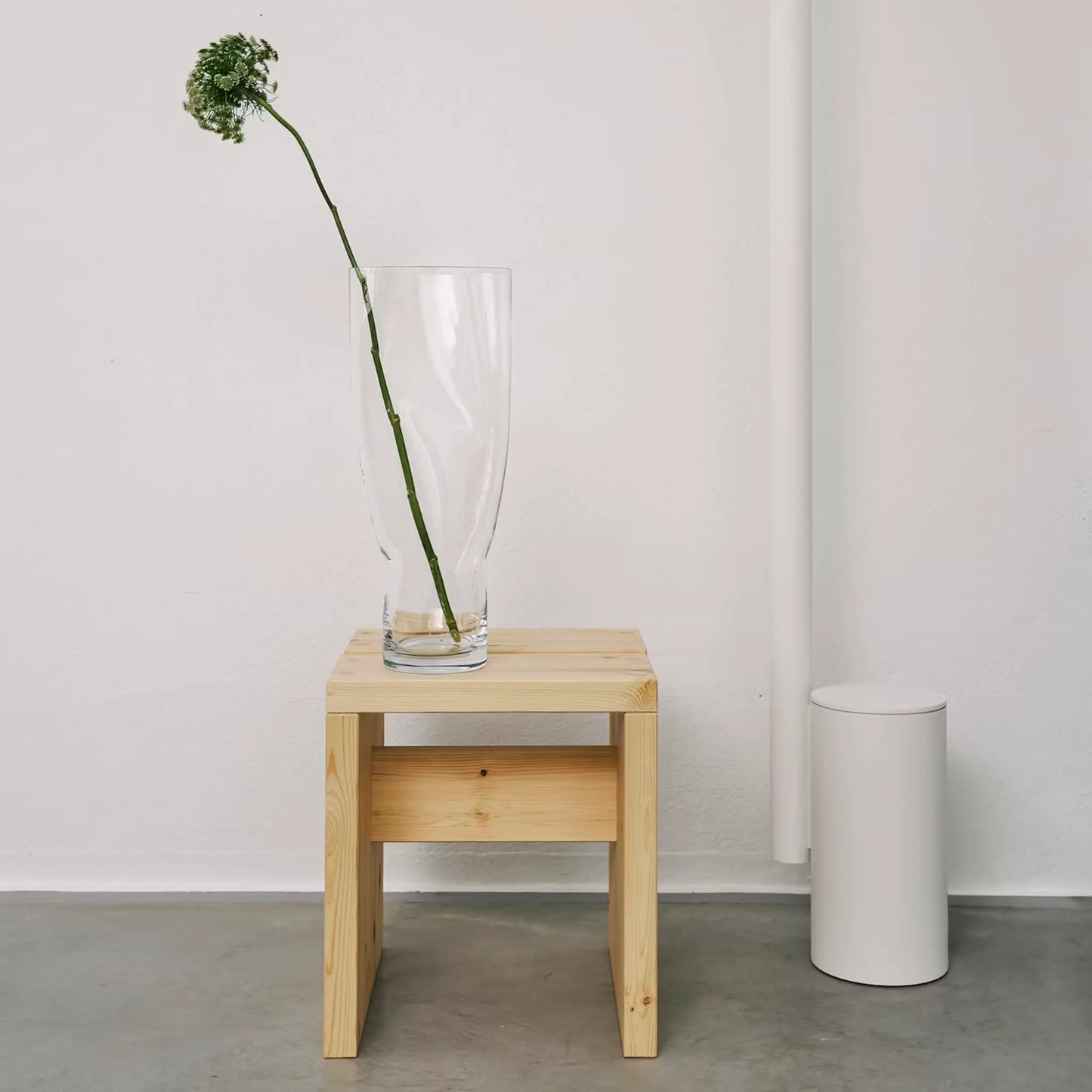 Orrefors, Squeeze Vas 50 cm, Klar-Silvra Home