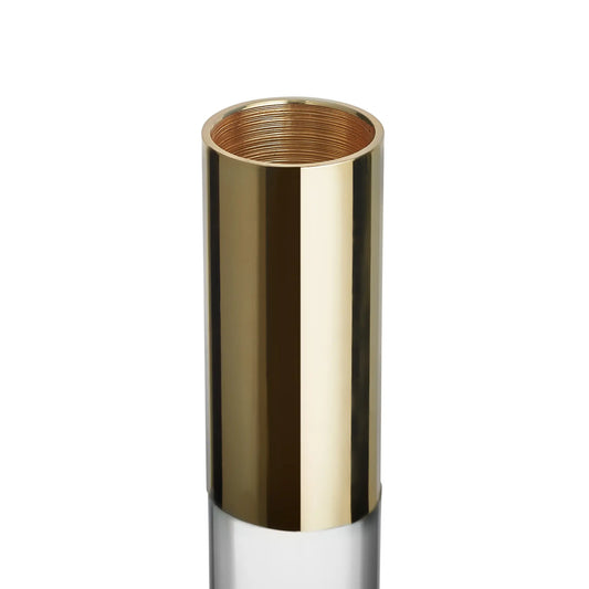 Orrefors, Lumiere Ljusstake 32 cm, Guld-Silvra Home