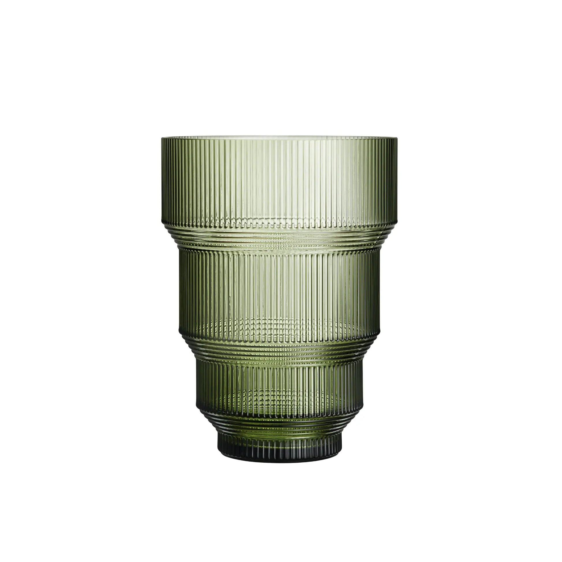 Kosta Boda, Pavilion Vas 25,9 cm, Grön-Silvra Home