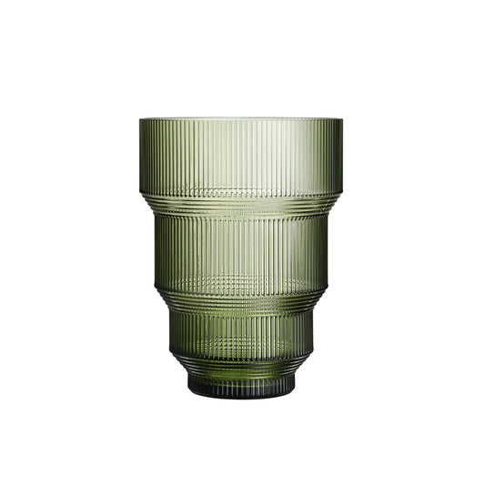Kosta Boda, Pavilion Vas 25,9 cm, Grön-Silvra Home