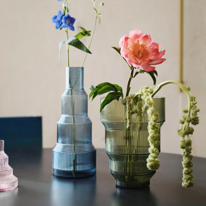 Kosta Boda, Pavilion Vas 25,9 cm, Grön-Silvra Home