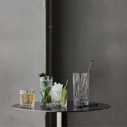 Orrefors, City Double Old Fashioned Glas 34cl 2-Pack, Klar/Vit-Silvra Home