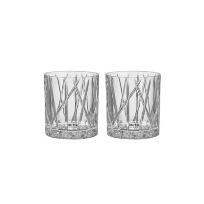 Orrefors, City Old Fashioned Glas 25 cl 2-Pack, Klar-Silvra Home
