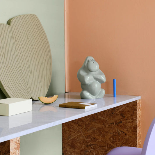 Kosta Boda, Gabba Gabba Hey 30,5 cm, Beige-Silvra Home