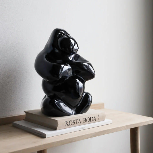 Kosta Boda, Gabba Gabba Hey 30,5 cm, Svart-Silvra Home