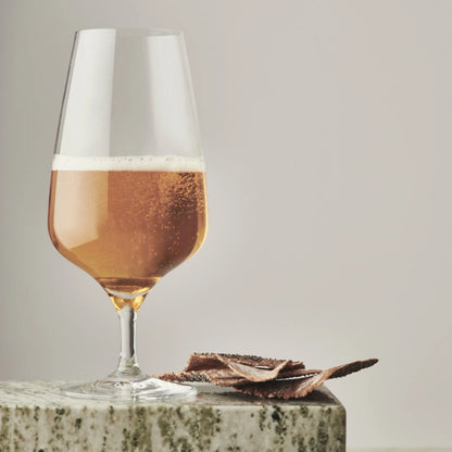 Orrefors, Pulse Ölglas 4-Pack 55 cl, Klar-Silvra Home