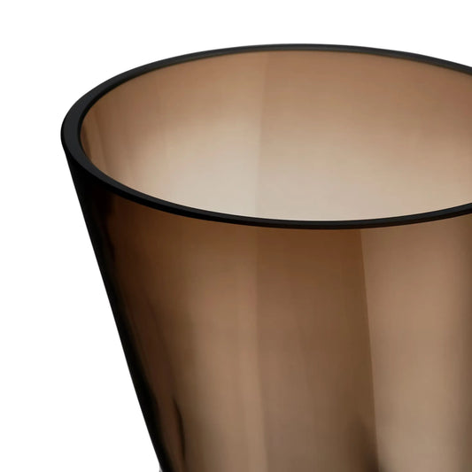 Orrefors, Squeeze Vas 34 cm, Rökbrun-Silvra Home