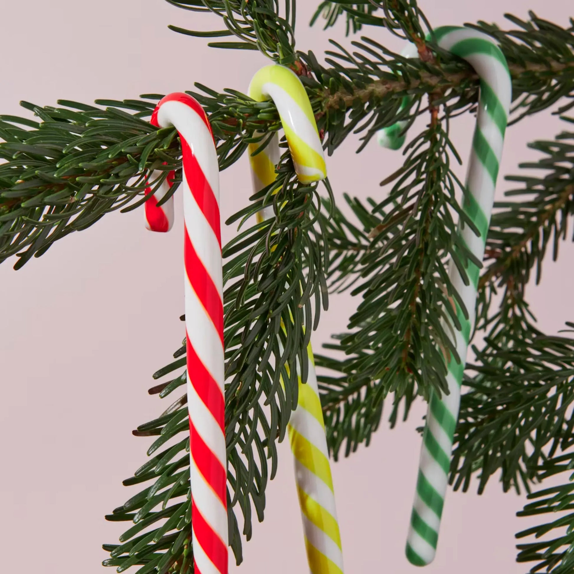 Kosta Boda, Polka Candy Cane Vit/grön 3-Pack-Silvra Home