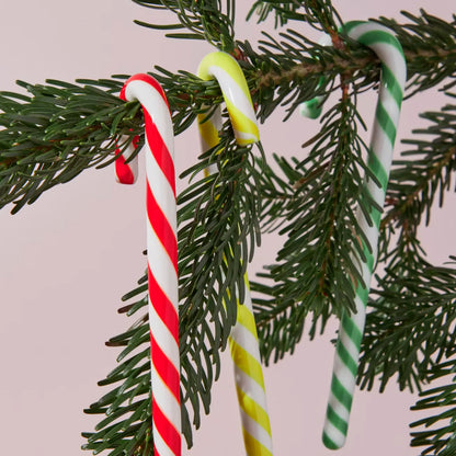 Kosta Boda, Polka Candy Cane Vit/grön 3-Pack-Silvra Home