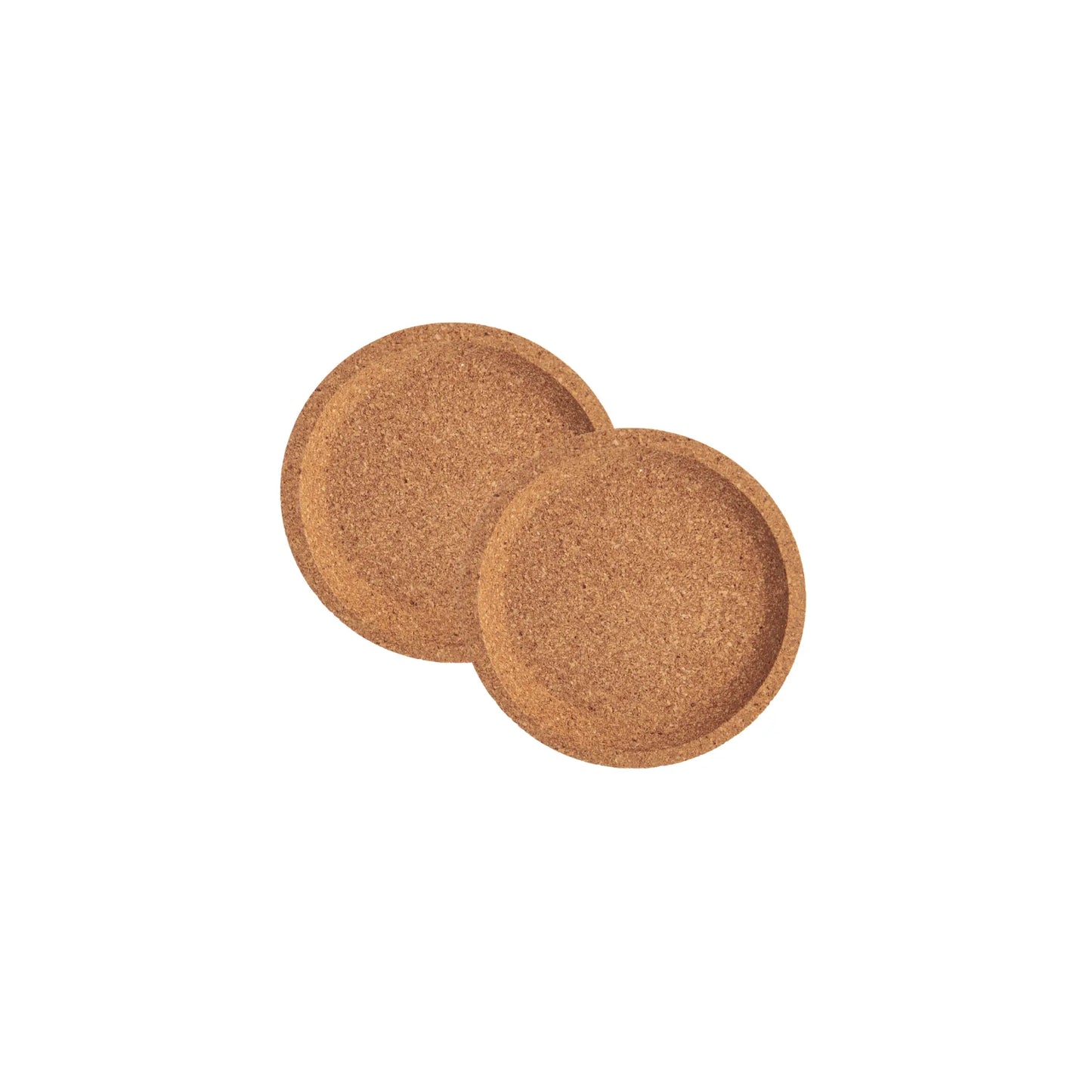Kosta Boda, Viva Korkunderlägg 10,9 cm 2-pack, Brun-Silvra Home