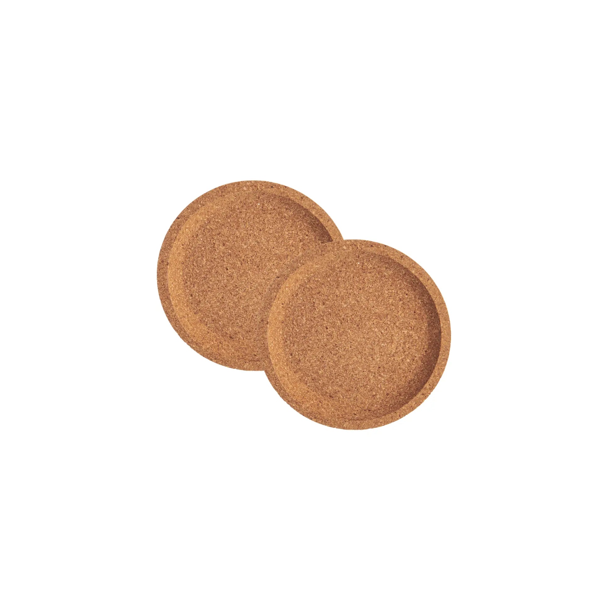 Kosta Boda, Viva Korkunderlägg 10,9 cm 2-pack, Brun-Silvra Home