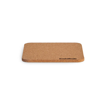 Kosta Boda, Viva Glasunderlägg 9,6x9,6 cm 4-Pack, Brun-Silvra Home