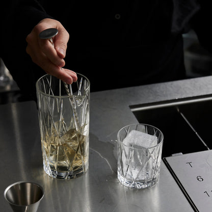 Orrefors, City Mixerglas Inkl. Sked 65 cl, Klar-Silvra Home
