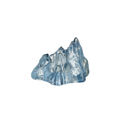 Kosta Boda, The Rock Ljuslykta 9,1 cm, Ice Blue-Silvra Home