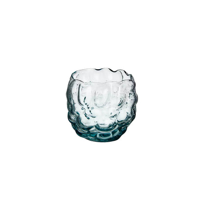 Kosta Boda, Moss Ljuslykta Circular 7,3 cm, Blå-Silvra Home