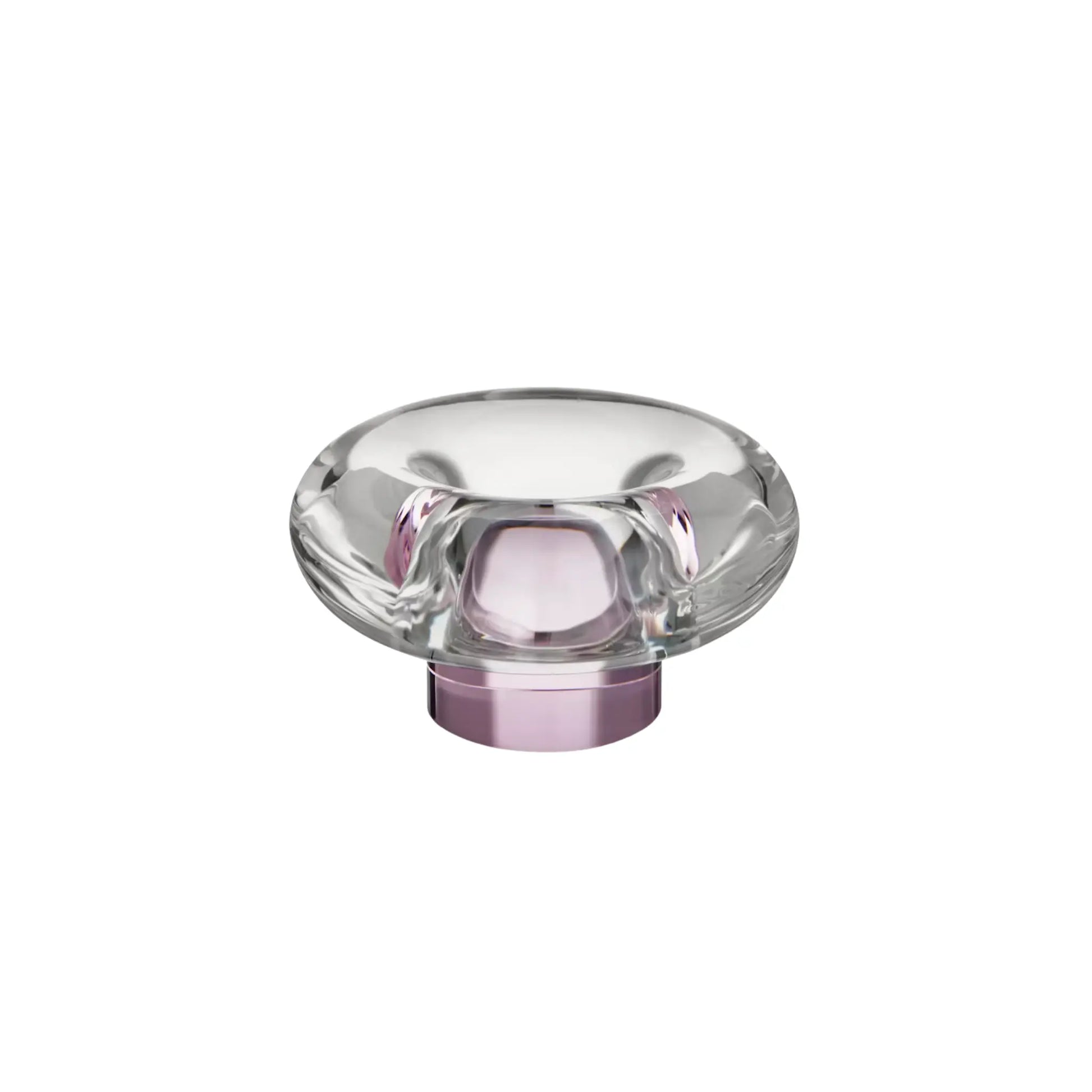 Kosta Boda, Orion Ljuslykta 6,3 cm, Rosa-Silvra Home