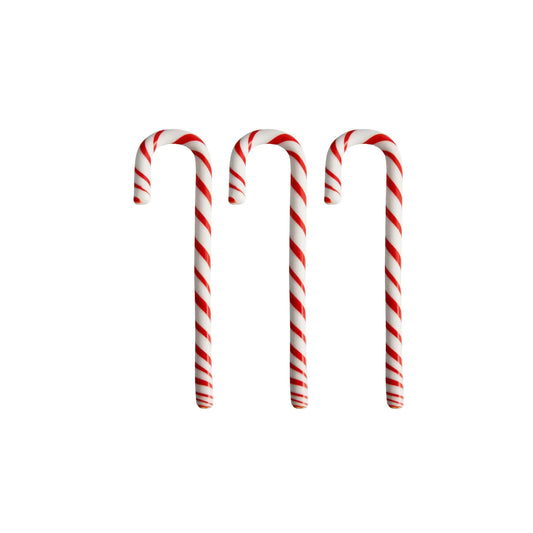 Kosta Boda, Polka Candy Cane Vit/rö 3-Pack-Silvra Home