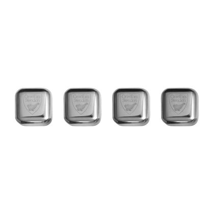 Orrefors, City Iskuber 2,5 cm 4-Pack, Rostfritt Stål-Silvra Home