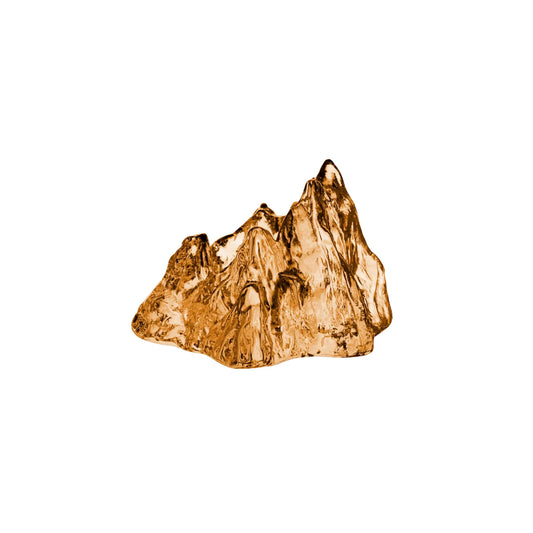 Kosta Boda, The Rock Ljuslykta 9,1 cm, Brons-Silvra Home