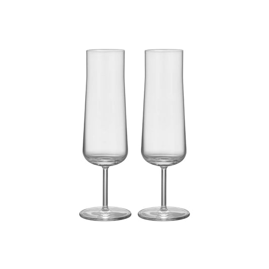 Orrefors, Informal Champagneglas 2-Pack 22 cl, Klar-Silvra Home