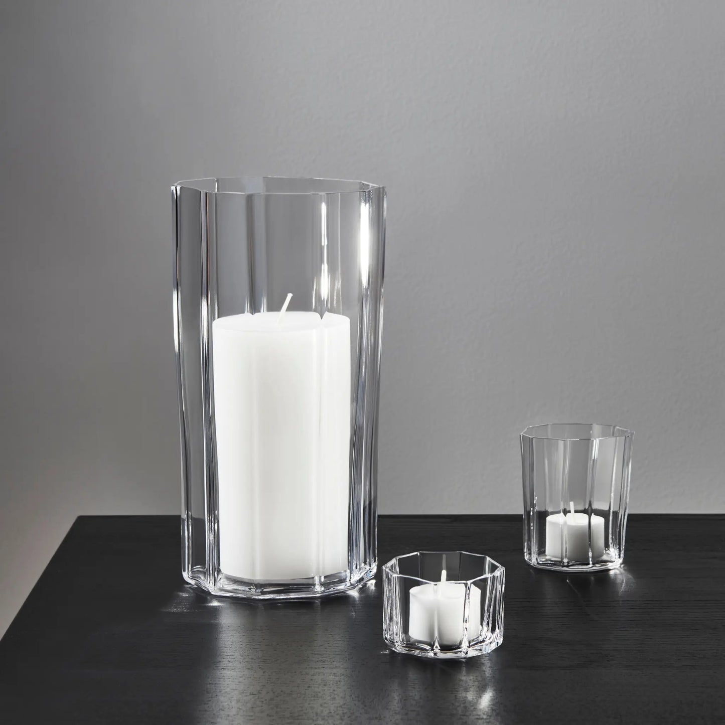 Orrefors, Reed Stormlykta 25 cm, Klar-Silvra Home