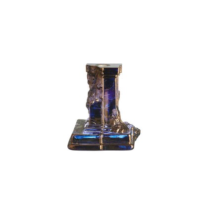 Kosta Boda, Rocky Baroque Ljusstake 15 cm, Glossy Glaze-Silvra Home