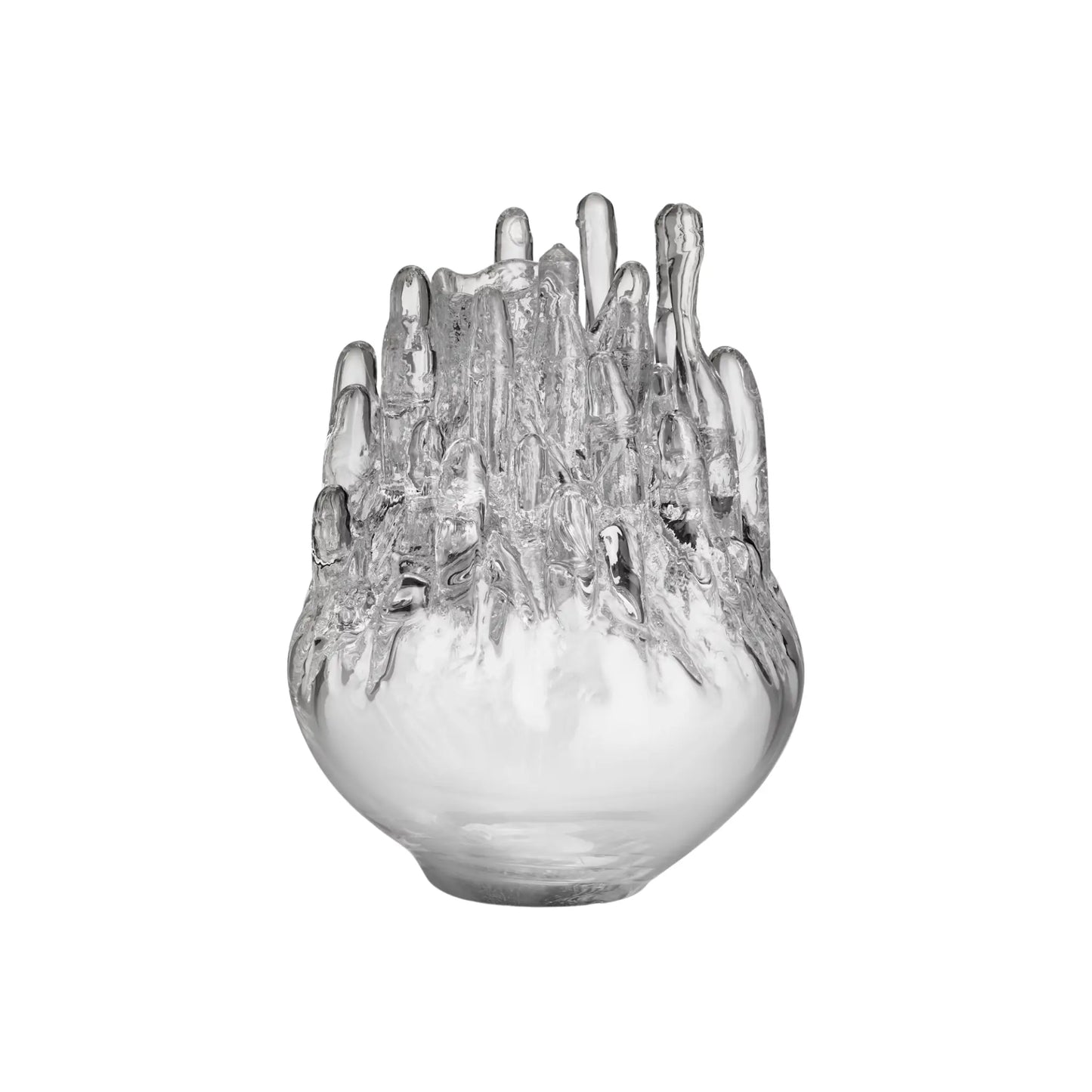 Kosta Boda, Polar Ljusstake Large 33 cm, Klar-Silvra Home