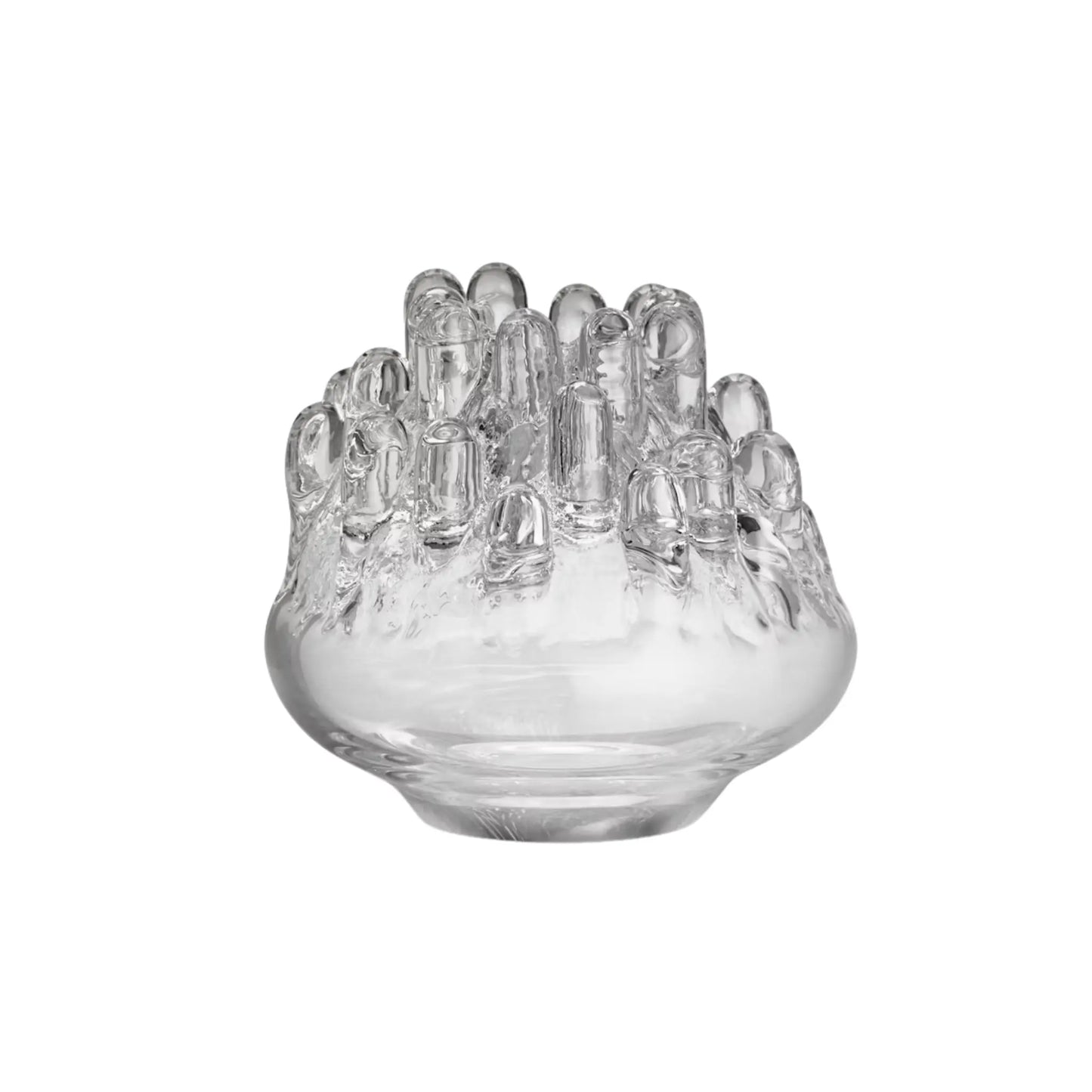 Kosta Boda, Polar Ljusstake Small 19 cm, Klar-Silvra Home