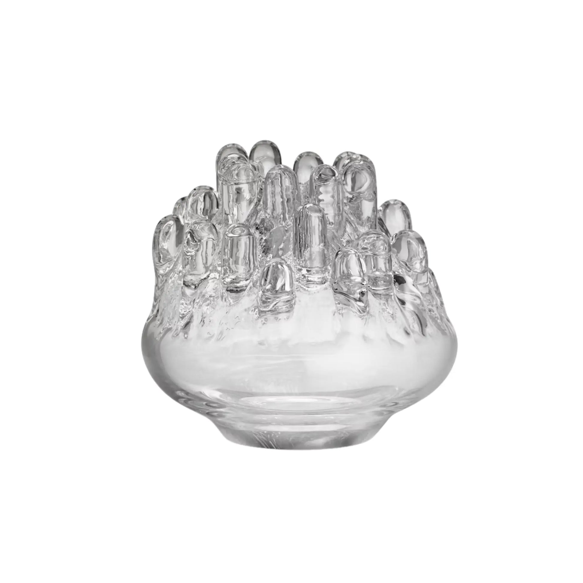 Kosta Boda, Polar Ljusstake Small 19 cm, Klar-Silvra Home