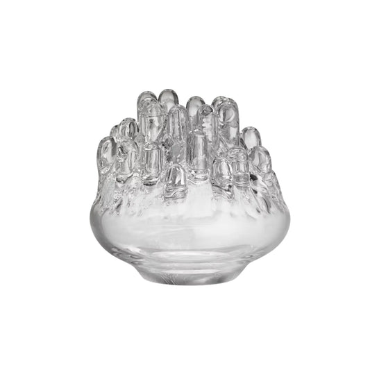 Kosta Boda, Polar Ljusstake Small 19 cm, Klar-Silvra Home