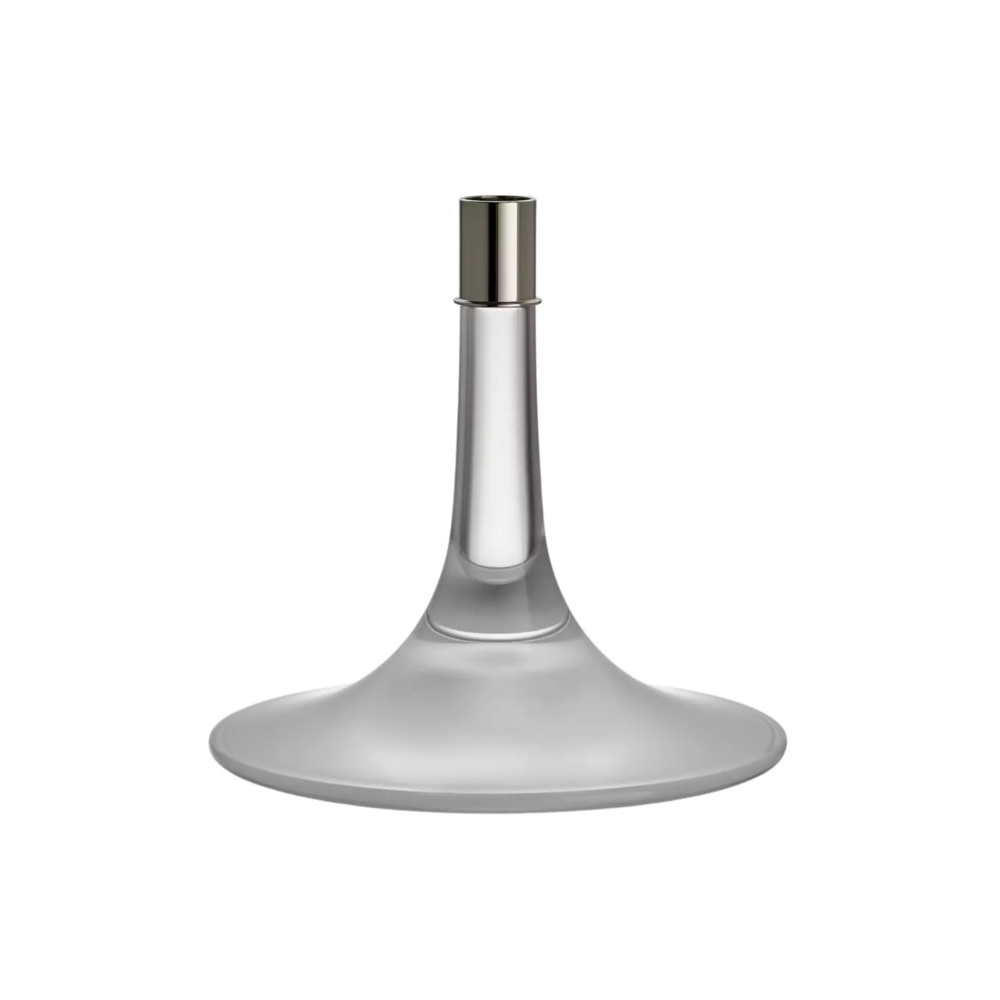 Orrefors, Cirrus Ljusstake 18,5 cm, Klar-Silvra Home