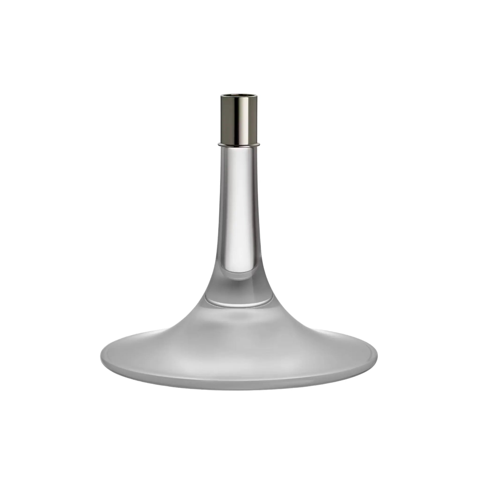 Orrefors, Cirrus Ljusstake 18,5 cm, Klar-Silvra Home