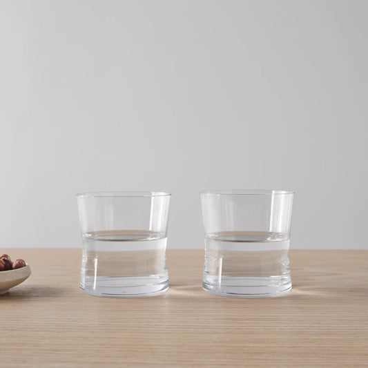 Orrefors, Grace Double Old Fashioned Glas 2-Pack 39 cl, Klar-Silvra Home