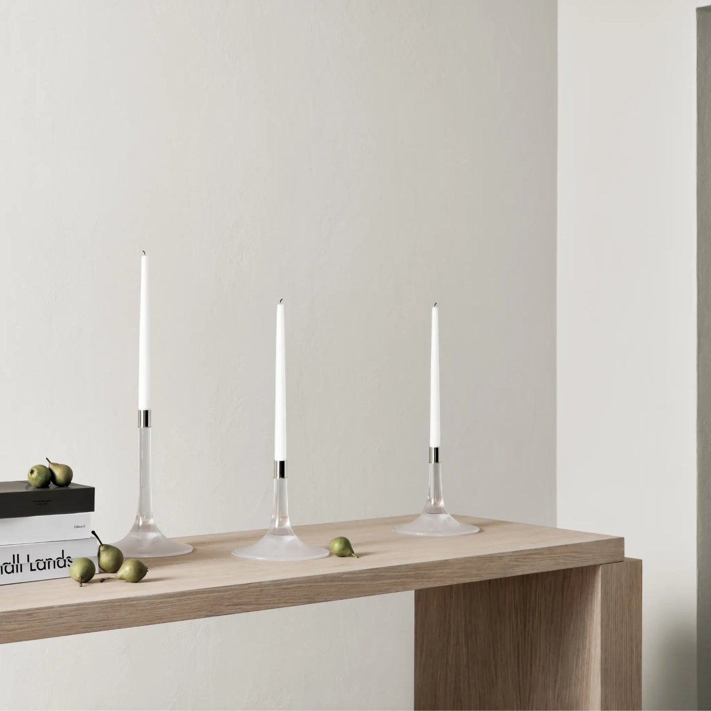 Orrefors, Cirrus Ljusstake 18,5 cm, Klar-Silvra Home