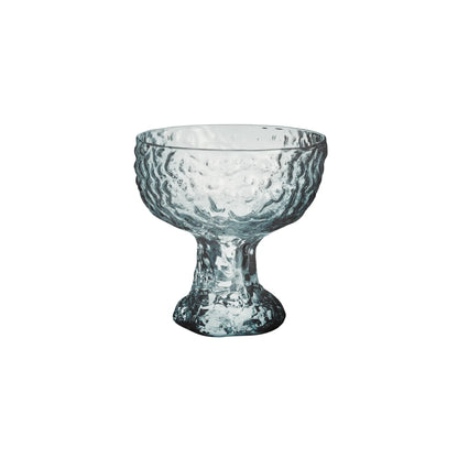 Kosta Boda, Moss Coupe Champagne Glas Circular 35 cl, Blå-Silvra Home