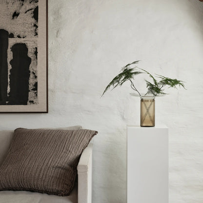 Orrefors, Ensemble Vas 22 cm, Brun/Grå-Silvra Home