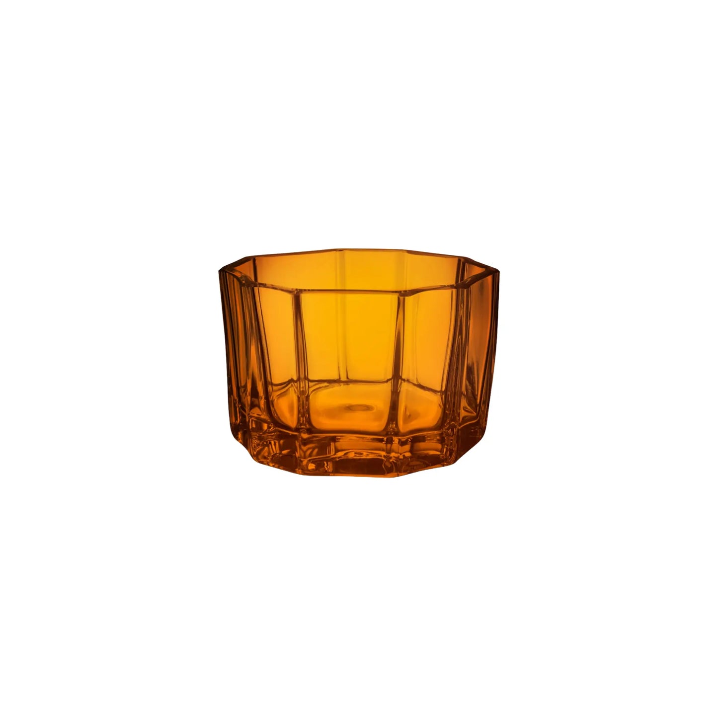 Orrefors, Reed Ljuslykta 4,5 cm, Bärnsten-Silvra Home