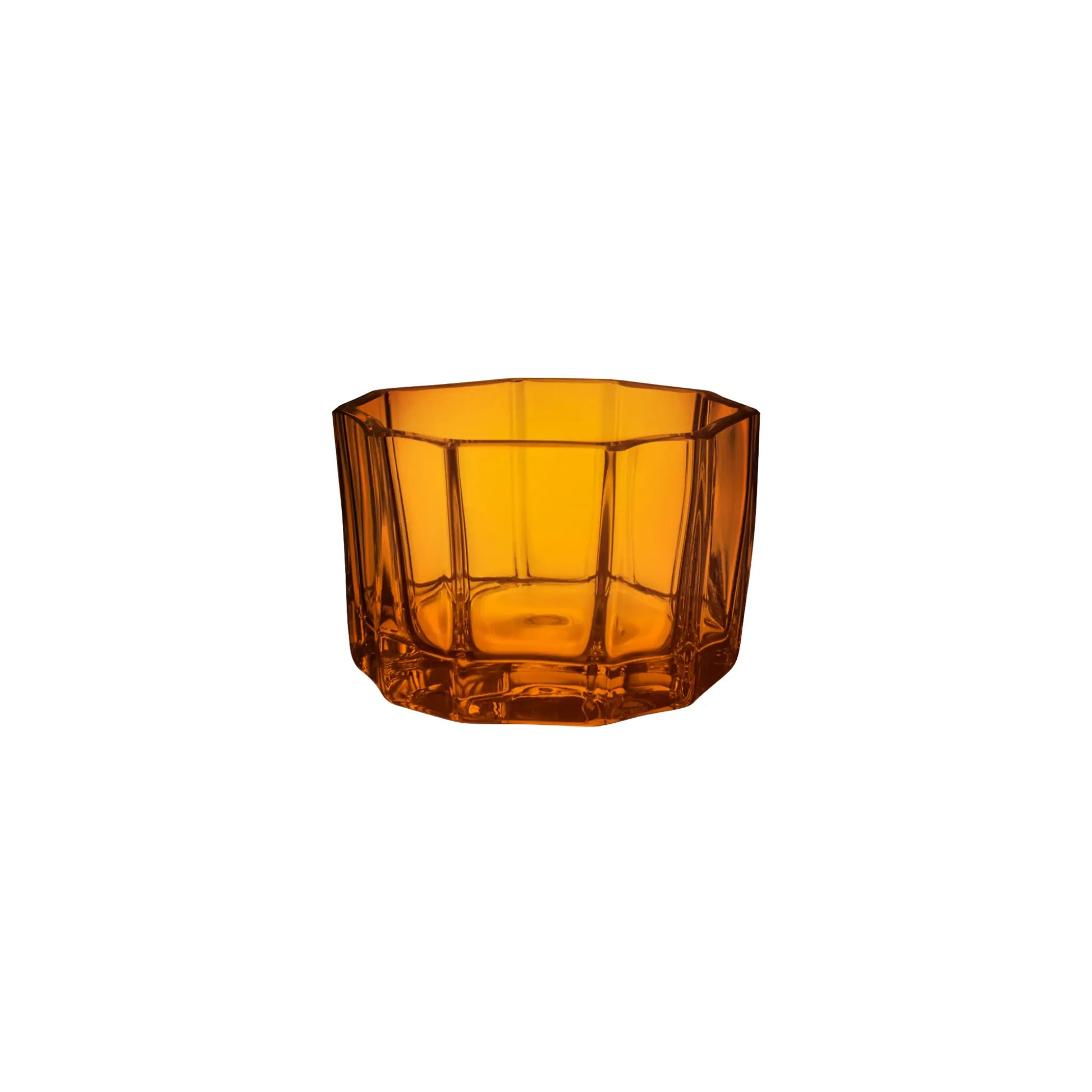Orrefors, Reed Ljuslykta 4,5 cm, Bärnsten-Silvra Home