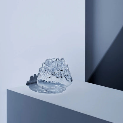 Kosta Boda, Polar Ljusstake Medium 20 cm, Klar-Silvra Home