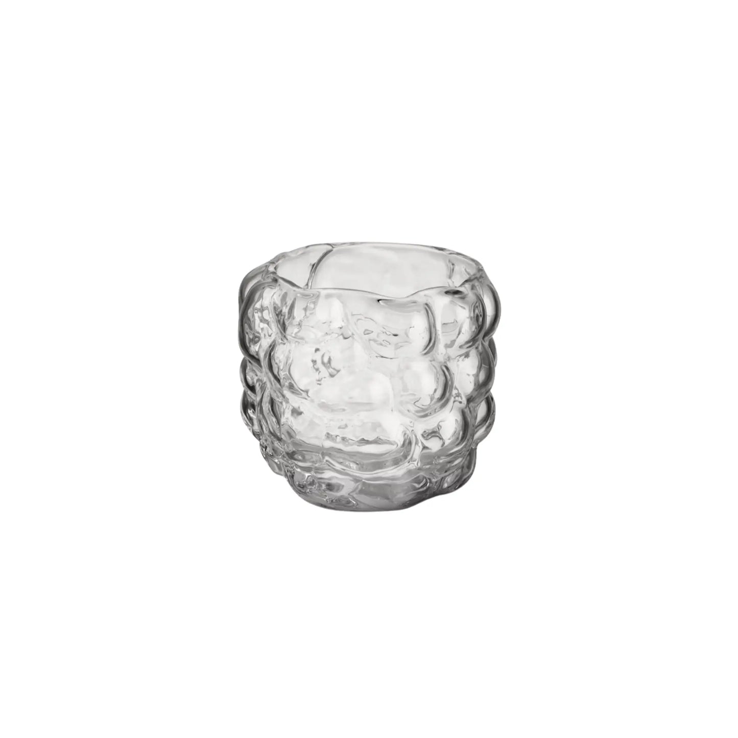 Kosta Boda, Moss Ljuslykta 7,3 cm, Klar-Silvra Home