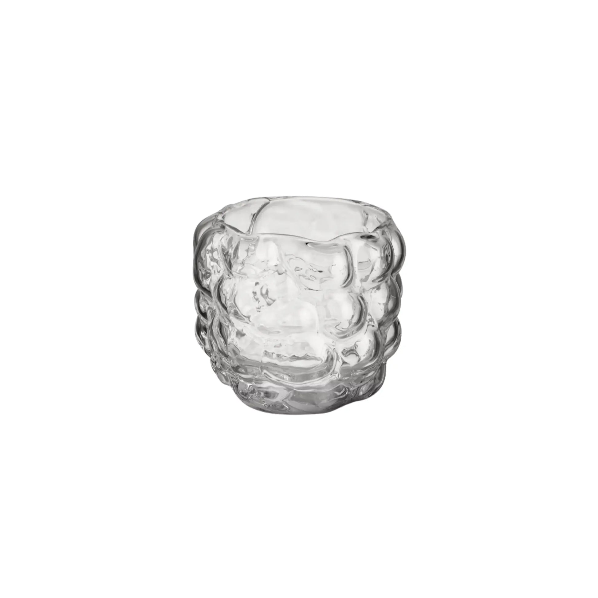 Kosta Boda, Moss Ljuslykta 7,3 cm, Klar-Silvra Home
