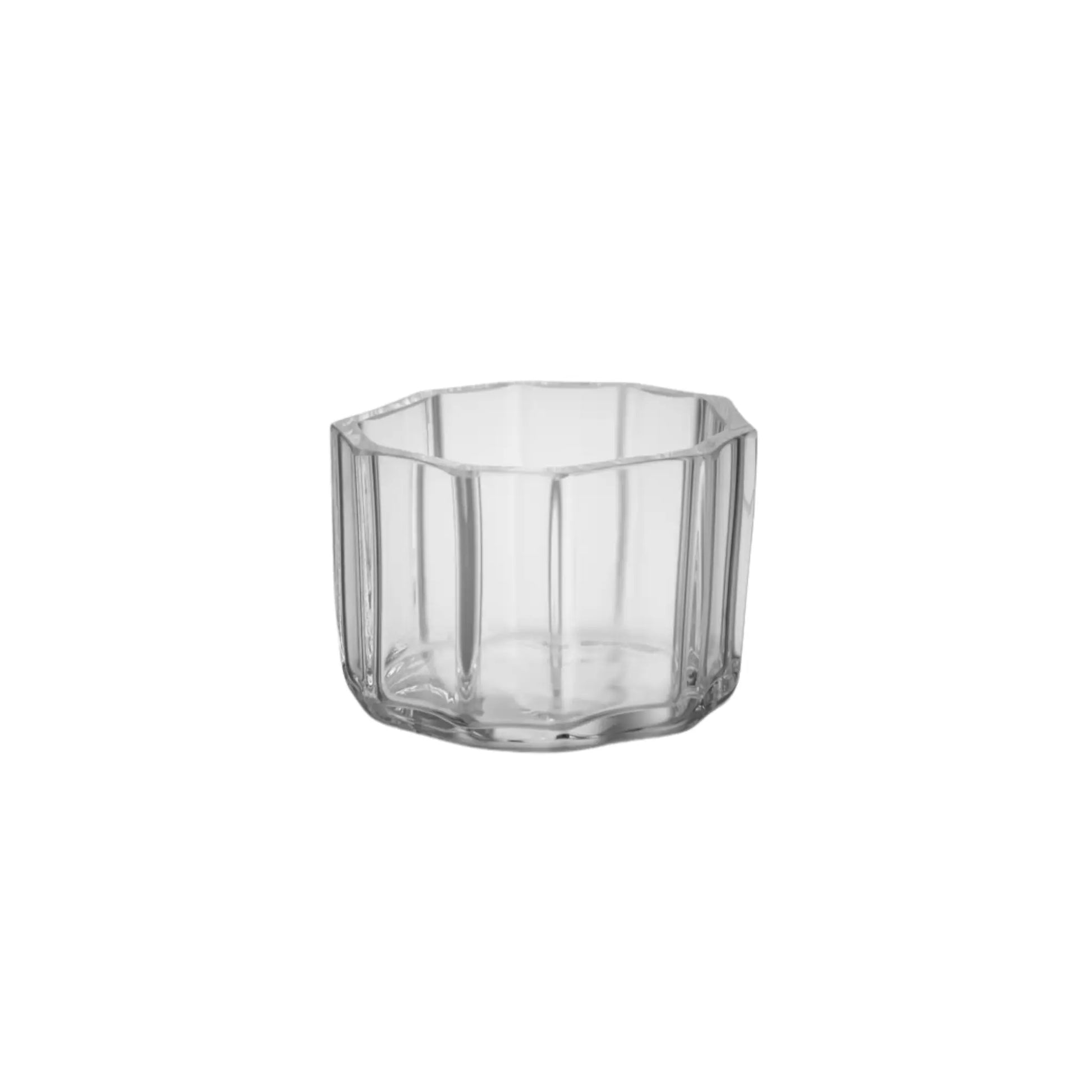 Orrefors, Reed Ljuslykta 4,5 cm, Klar-Silvra Home