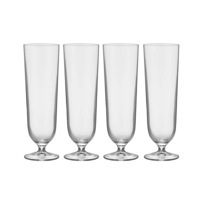 Orrefors, Beer Pils Ölglas 4-pack 45 cl, Klar-Silvra Home