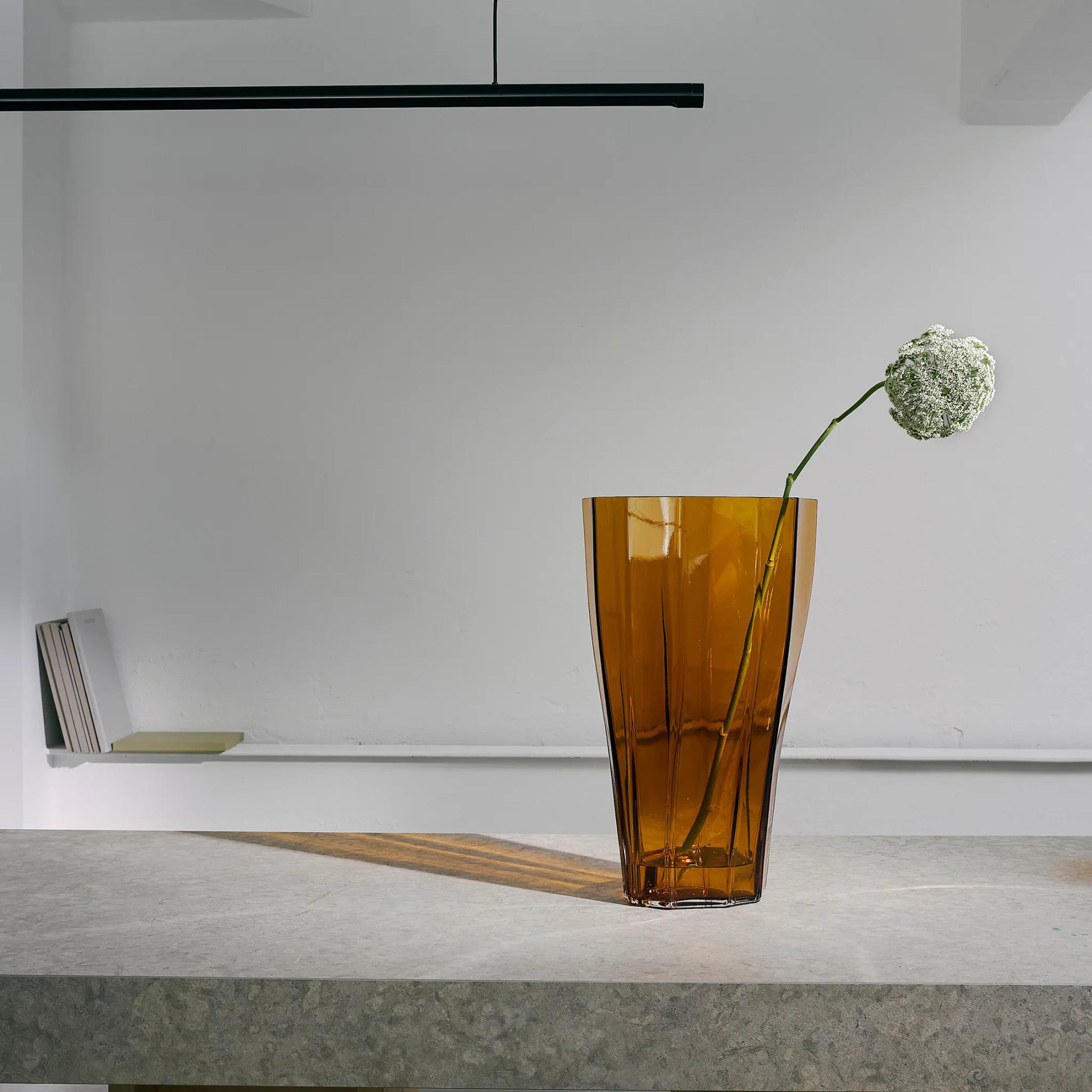 Orrefors, Reed Vas 50 cm, Bärnsten-Silvra Home